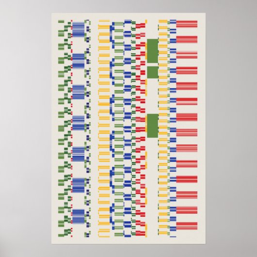 Ramanujan Numbers Pattern  Poster (Vorne)