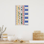 Ramanujan numbers Pattern  Poster (Küche)