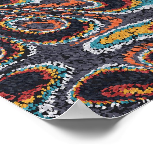 Ramanujan Theta Flow Field Poster (Ecke)