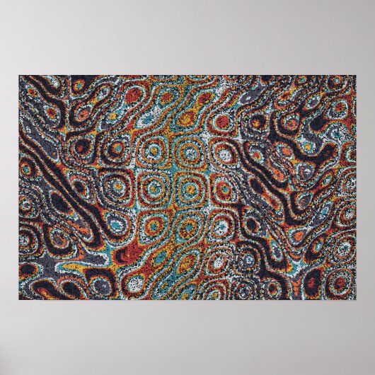 Ramanujan Theta Flow Field  Poster (Vorne)