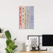 Ramanujan-Zahlen Musterdesign  Poster (Heimbüro)