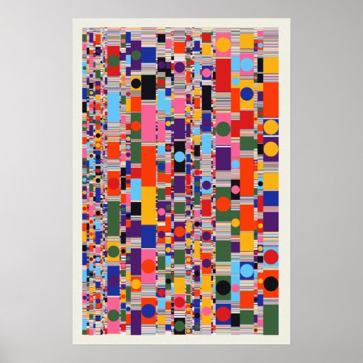 Ramanujan-Zahlen-Musterdesign  Poster (Vorne)