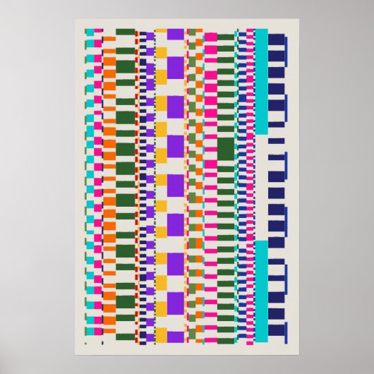 Ramanujan-Zahlen Musterdesign Poster (Vorne)
