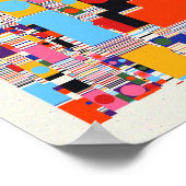 Ramanujan-Zahlenmuster-Design  Poster (Ecke)