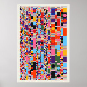 Ramanujan-Zahlenmuster-Design Poster