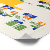 Ramanujan-Zahlenmuster Poster (Ecke)