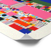 Ramanujan-Zahlenmuster Poster (Ecke)