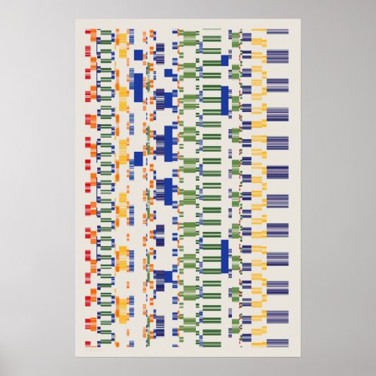 Ramanujan-Zahlenmuster  Poster (Vorne)