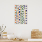 Ramanujan-Zahlenmuster  Poster (Küche)