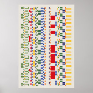 Ramanujan-Zahlenmuster  Poster