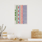 Ramanujan-Zahlenmuster Poster (Küche)