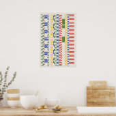 Ramanujan-Zahlenmuster  Poster (Küche)