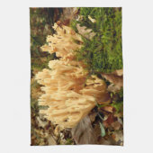 Ramaria stricta Fungi Tea Towel Handtuch (Vertikal)