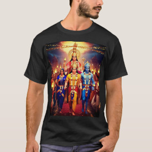 Ramas Rückkehr zum Ayodhya-T - Shirt   Celebrate L