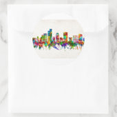 Ramat Gan Israel Skyline Runder Aufkleber (Tasche)