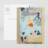 Ramayana Monkey Gott Postkarte (Vorne/Hinten)