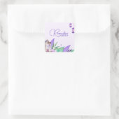 Ramazan | Ramadan Kareem Watercolor Quadratischer Aufkleber (Tasche)