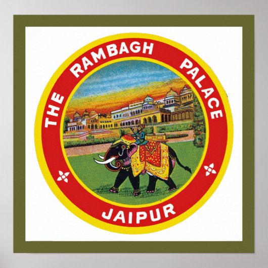 Rambagh Palace Jaipur Poster (Vorne)