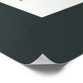 Rambams 13 Prinzipien des jüdischen Glaubens Dunke Poster (Ecke)