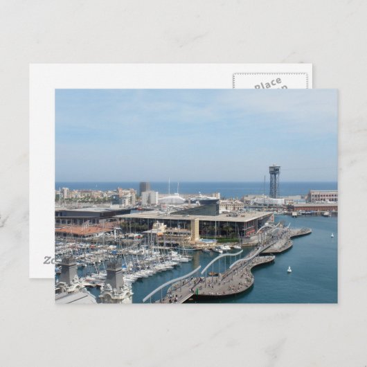 Rambla del Mar Postkarte (Vorne/Hinten)