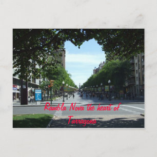 Rambla Nova, das Herz von Tarr... Postkarte