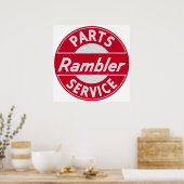 Rambler Parts and Service sign Poster (Küche)