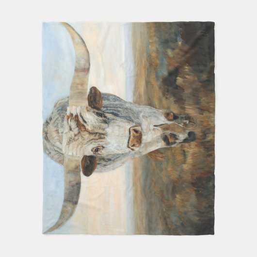 Ramblin' auf Kuh Fleecedecke (Vorderseite)