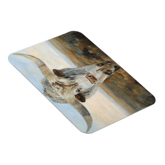 Ramblin' auf Kuh Magnet (Rechte Seite)