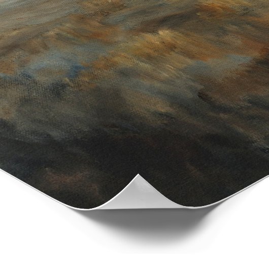 Ramblin' auf Kuh Poster (Ecke)