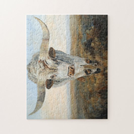 Ramblin' auf Kuh Puzzle (Vertikal)