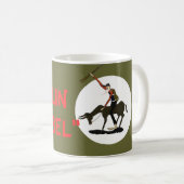 "RAMBLIN, REBEL" KAFFEETASSE (VorderseiteRechts)