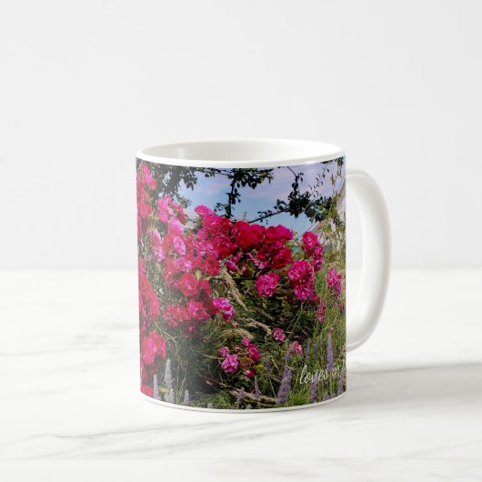 Rambling Country Rose Kaffeetasse (VorderseiteRechts)