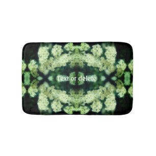 Rambling Wild White Roses Abstrakt Personalisiert Badematte