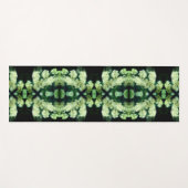 Rambling Wild White Roses Abstrakt Yogamatte (Vorderseite (Horizontal))