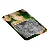 Rambling Wild White Roses hinzufügen Ihr Foto Magnet (Rechte Seite)