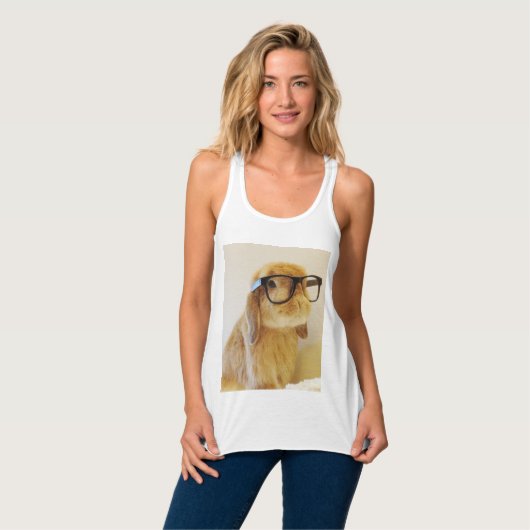 Rambo Häschen Tank Top (Vorderseite Vollansicht)