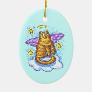 Rambo Kitty Cat Angel individuelle Name Ornament