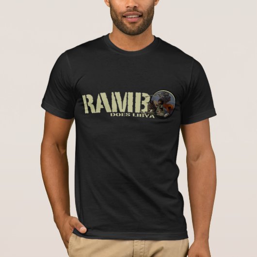 RAMBO TUT LIBYEN T-Shirt (Vorderseite)