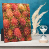Rambutan Tropical Fruit Fotoplatte (Seite)