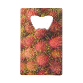 Rambutan Tropical Fruit Geldkarten Flaschenöffner (Vorderseite)