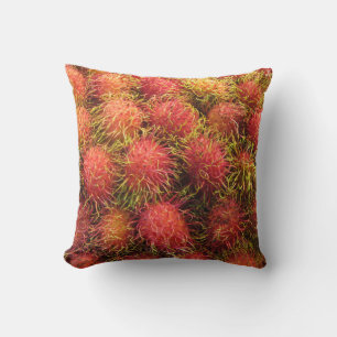 Rambutan Tropical Fruit Kissen
