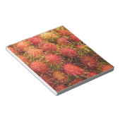 Rambutan Tropical Fruit Notizblock (angewinkelt)