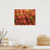 Rambutan Tropical Fruit Poster (Küche)