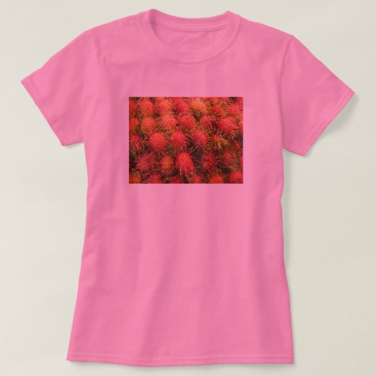 Rambutan Tropical Fruit T-Shirt (Design vorne)