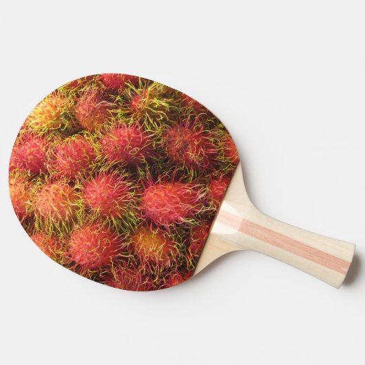Rambutan Tropical Fruit Tischtennis Schläger (Seitenansicht)