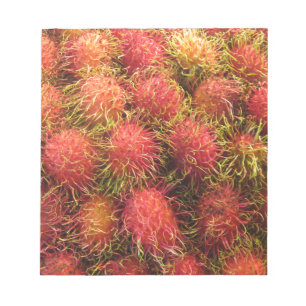 Rambutan-tropische Frucht Notizblock
