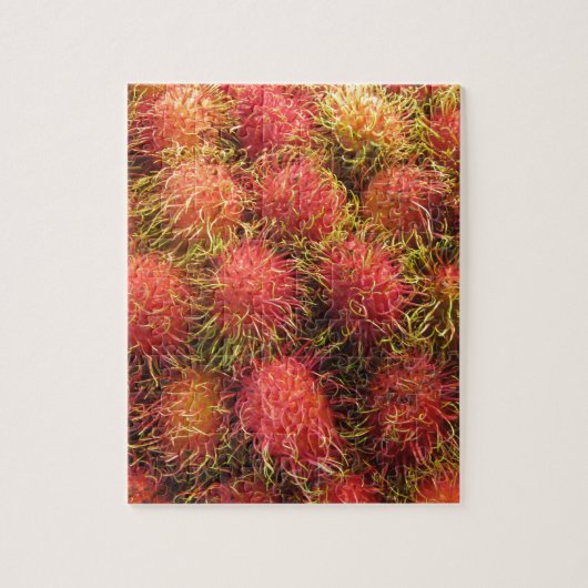Rambutan-tropische Frucht Puzzle (Vertikal)