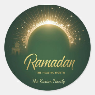 Ramdan Kareem Feiertag  Runder Aufkleber
