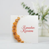 Ramdan Kareem personalisierte Feiertagskarte (Stehend Vorderseite)