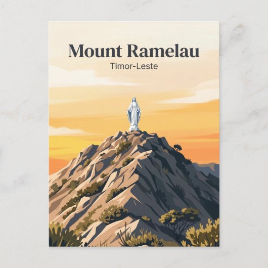 Ramelauspitze Osttimor Postkarte (Vorderseite)